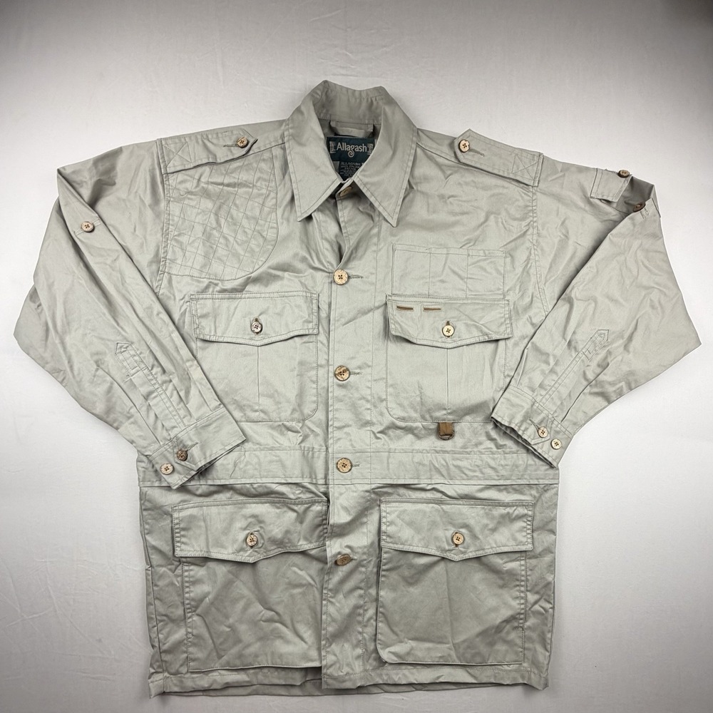 Allagash Mens Medium Hunting Sporting Shooting Jacket 100% Italian Cotton